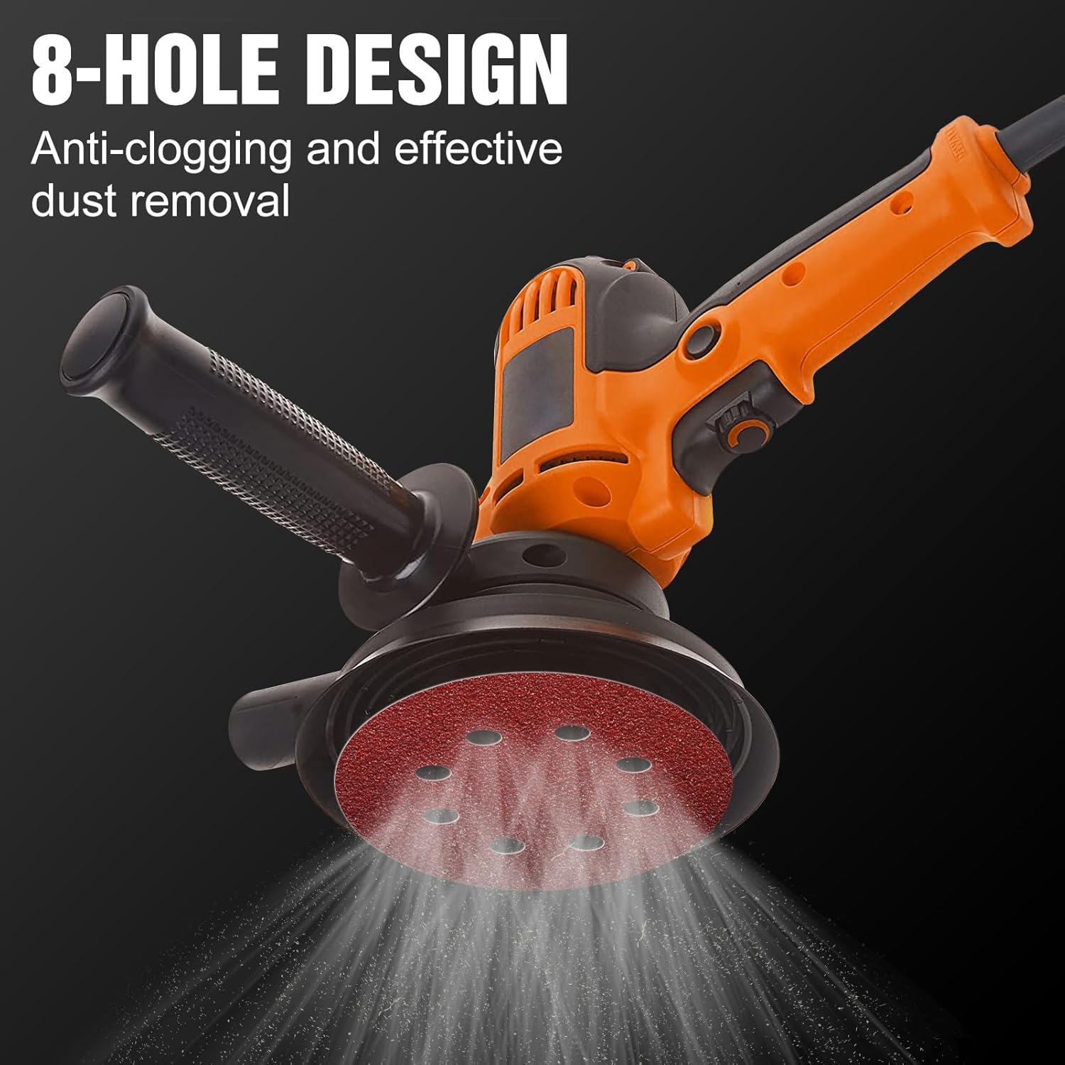 170 Pcs 5 inch Sanding Discs 40 60 80 120 180 240 320 400 600 Grit 8 Hole Hook and Loop Round Sandpaper for Random Orbital Sander - Image 5