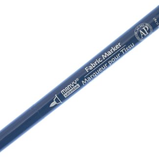 522-C-33 Marvy Fine Point Fabric Marker, Navy